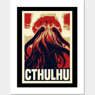 Cthulhu Pop Art Style Posters and Art